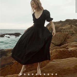 Doen Ischia Dress, Black, Size M